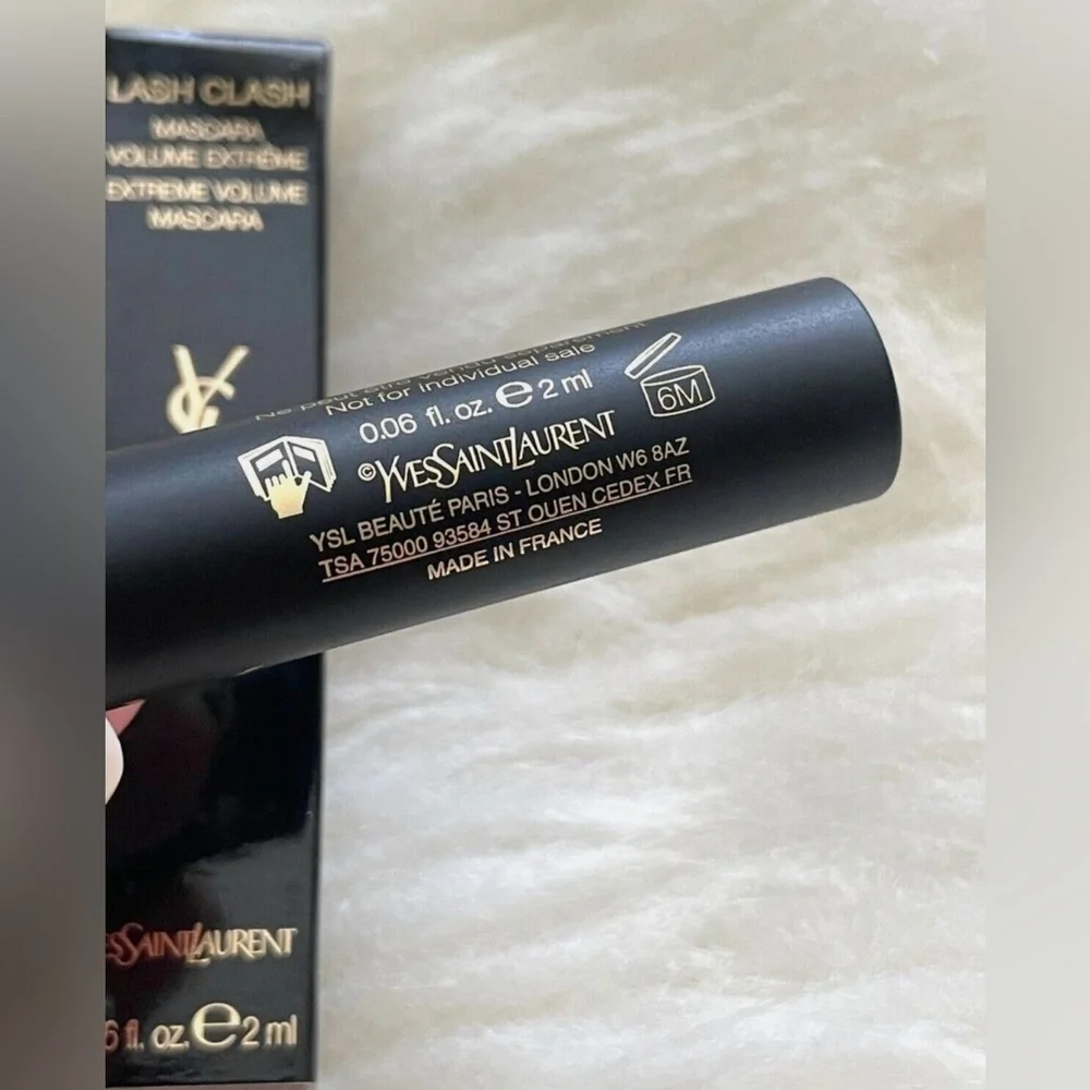 YSL Yves Saint Laurent Lash Clash Mascara Volume Extreme Travel 0.06 oz set x 3
